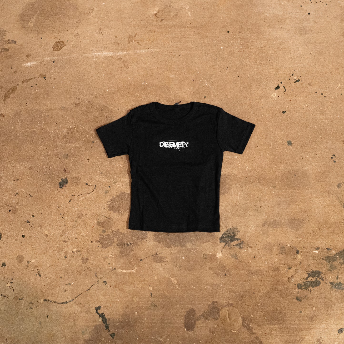 black baby tee